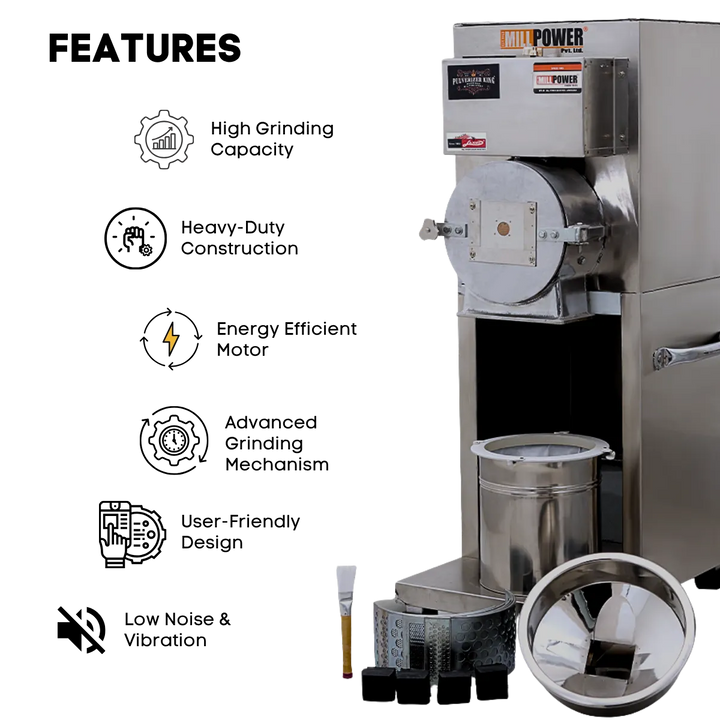 5 hp single phase atta chakki price SS Features