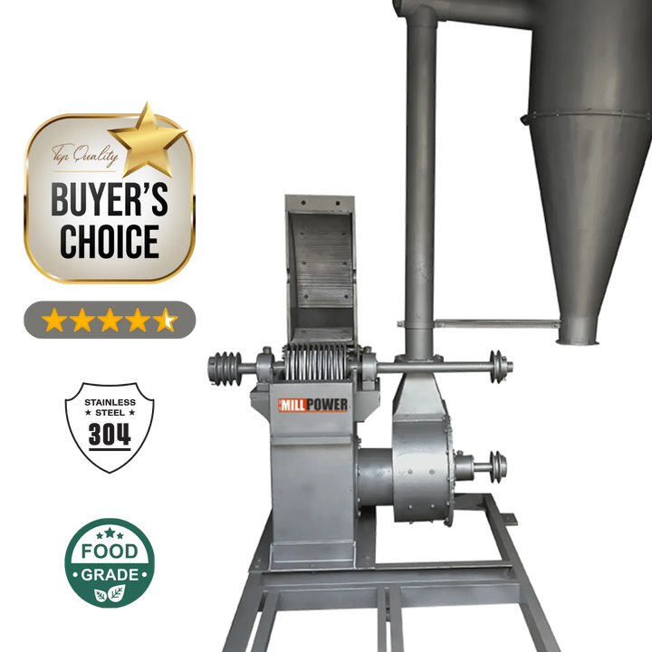 industrial pulverizer machine chamber open
