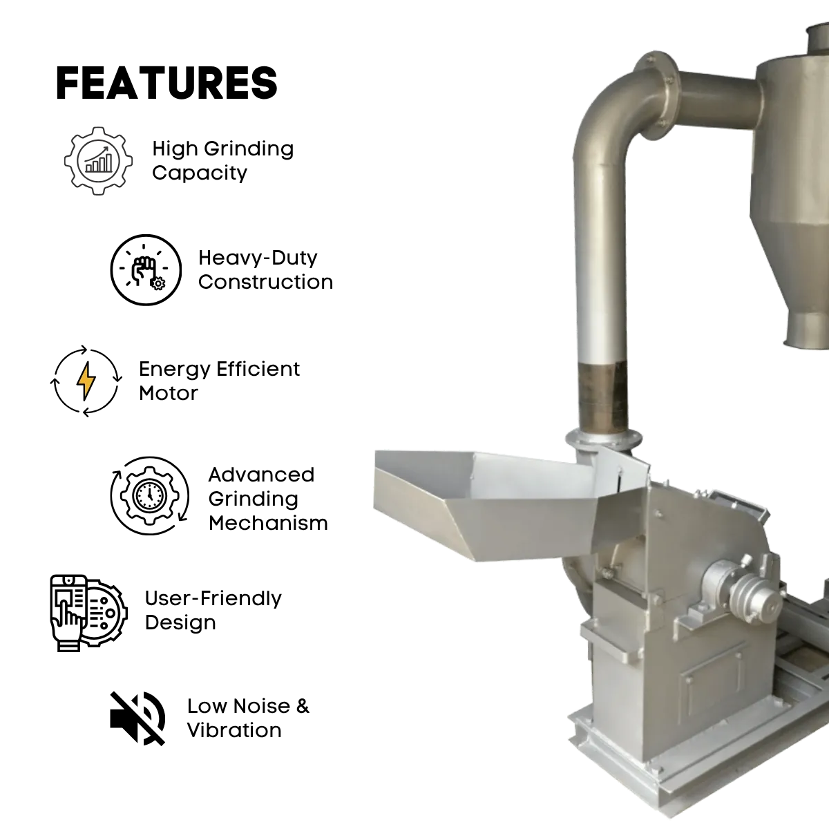 Pulverizer Machines-features